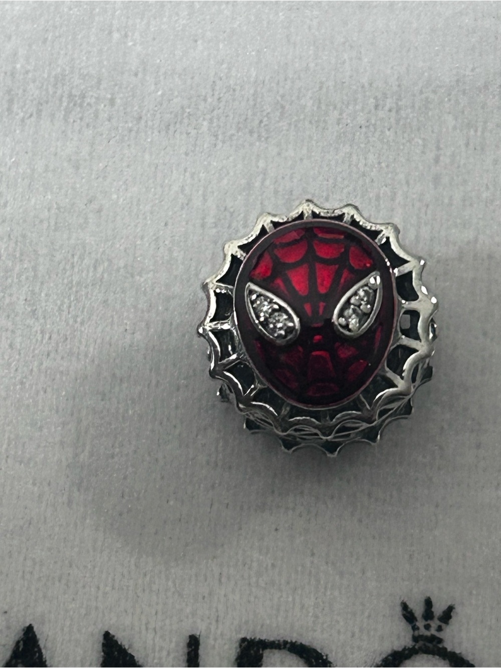 Pandora Marvel Spider-Man Mask Charm